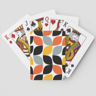 Farbenfrohes, einzigartiges, trendiges, urbanes Bl Spielkarten