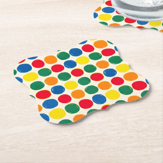 Farbenfrohes Emma Bridgewater-Punkte-Muster Untersetzer (angewinkelt)