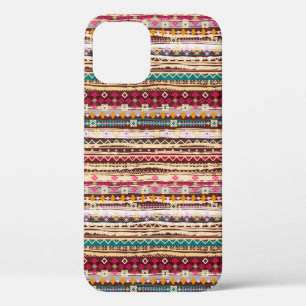Farbenfrohes ethnisches Boho-Stammesmuster Case-Mate iPhone Hülle