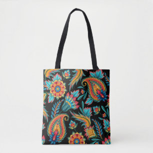 Farbenfrohes ethnisches vintage Blumen Paisley-Mus