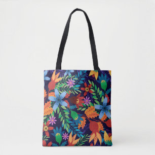 Farbenfrohes exotisches Blumenmuster-32436