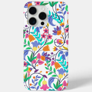 Farbenfrohes exotisches Blumenmuster Case-Mate iPhone Hülle
