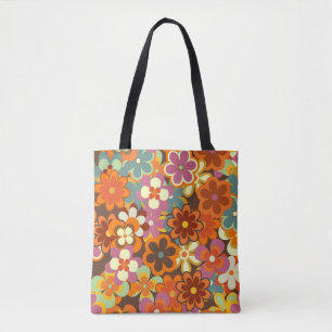 Farbenfrohes florales vintage nahtloses Muster. Re