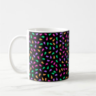 Farbenfrohes Geister-Muster Kaffeetasse