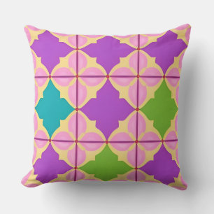 Farbenfrohes geometrisches abstraktes Design Kissen