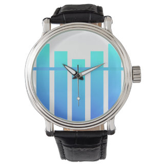Farbenfrohes geometrisches Spektrum-Design Armbanduhr
