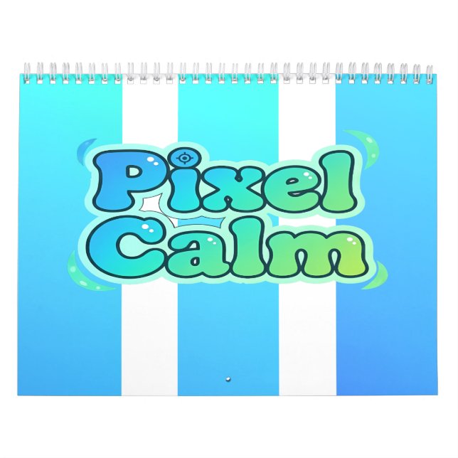 Farbenfrohes geometrisches Spektrum-Design Kalender (Titelbild)