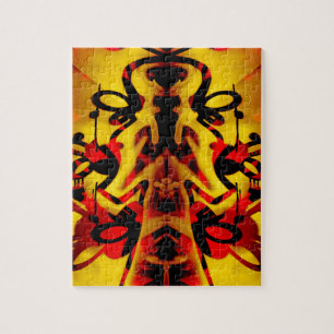 Farbenfrohes Graffiti-Muster Puzzle