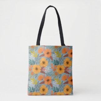 Farbenfrohes Handgemaltes Blumenmuster