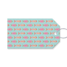 Farbenfrohes Küsten-Sommer-Fisch-Muster