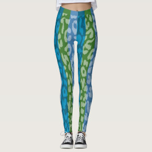 Farbenfrohes Leoparden-Skin-Muster #14 Leggings