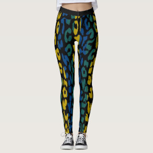 Farbenfrohes Leopardenfell-Muster #9 Leggings