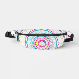 farbenfrohes Mandala Bauchtasche