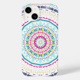farbenfrohes Mandala Case-Mate iPhone 14 Hülle