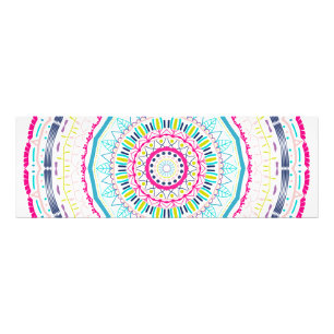 farbenfrohes Mandala Fotodruck