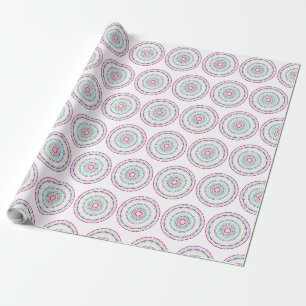 farbenfrohes Mandala Geschenkpapier