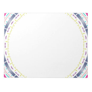 farbenfrohes Mandala Notizblock