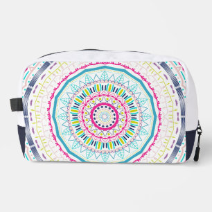 farbenfrohes Mandala Waschbeutel