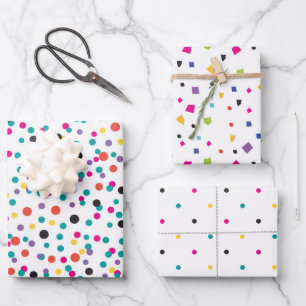 Farbenfrohes mexikanisches Fiesta-Muster Geschenkpapier Set