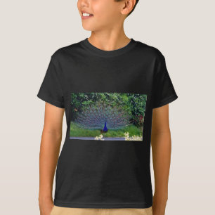 Farbenfrohes Muster Vogel Pfau Kunst Indisches Sch T-Shirt