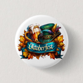 Farbenfrohes Oktoberfest Button