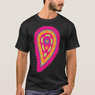 Farbenfrohes Paisley T-Shirt