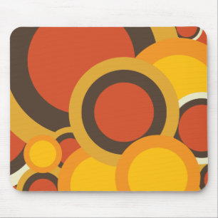Farbenfrohes Retro-Abstraktes Mauspad
