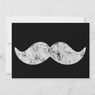 Farbenfrohes Retro-Schnurrbart-Musterdesign