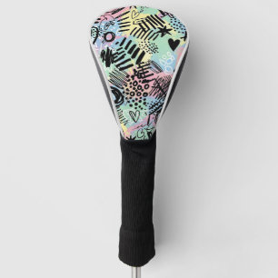 Farbenfrohes städtisches Graffiti-Muster (9) Golf Headcover