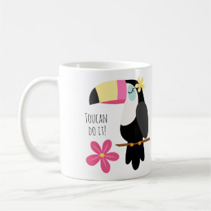 Farbenfrohes tropisches Paradies-Tukan Kaffeetasse