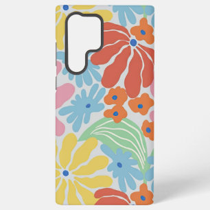 Farbenfrohes und helles abstraktes Floral Samsung Galaxy Hülle