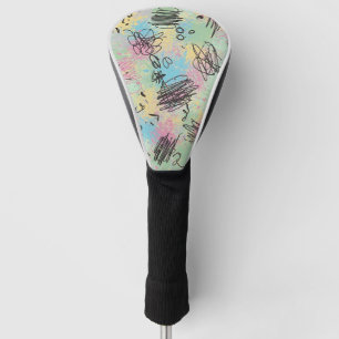 Farbenfrohes urbanes Graffiti-Muster (4) Golf Headcover