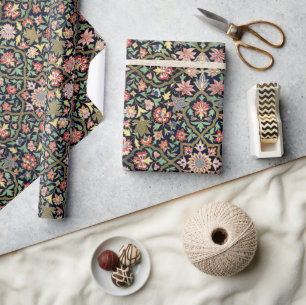 Farbenfrohes vintage florales indisches Mandala-Mu Geschenkpapier