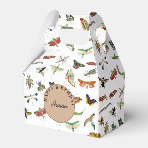 Farbenfrohes Vintage-Insekten-Geburtstagsfeier-The Geschenkschachtel