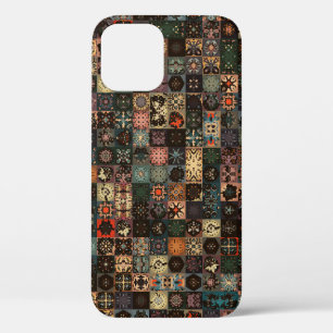 Farbenfrohes vintage nahtloses Muster mit floralen Case-Mate iPhone Hülle