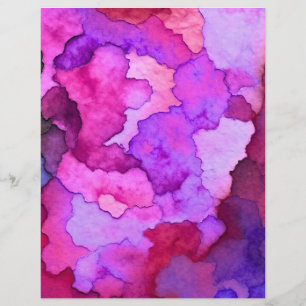 farbenfrohes Wasserfarben-Style-Bastelpapier 21,59