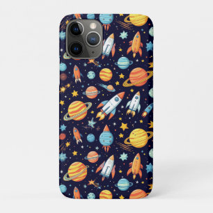 Farbenfrohes Weltraum-Explorationsmuster Case-Mate iPhone Hülle