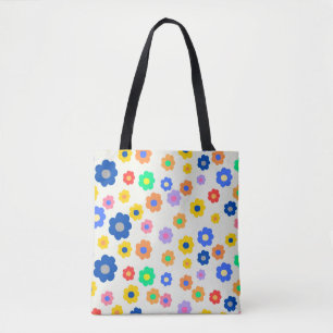 Farbenfrohes Y2K kleines Blumen-Indie-Muster