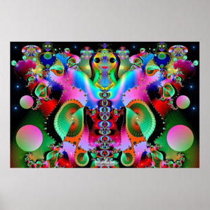 Farbengottheit Poster