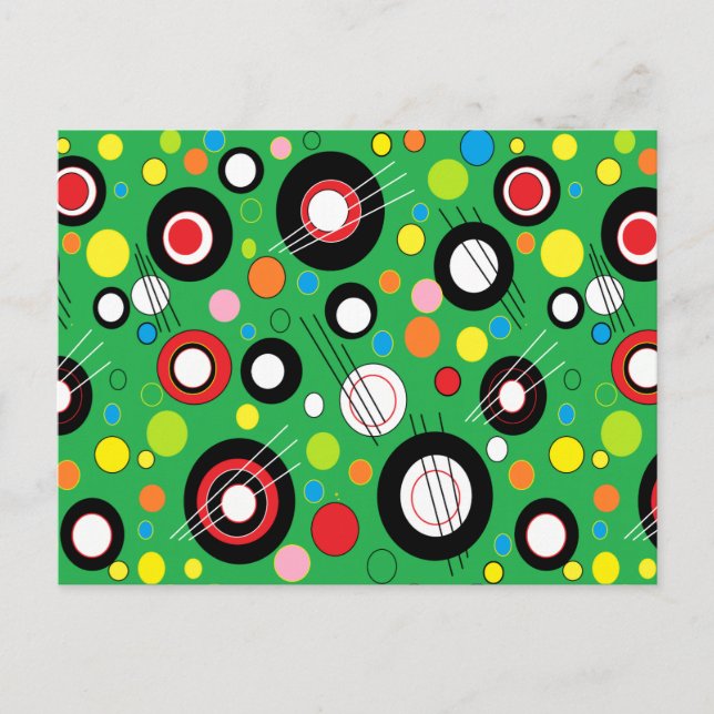Farbengrün Postkarte (Vorderseite)