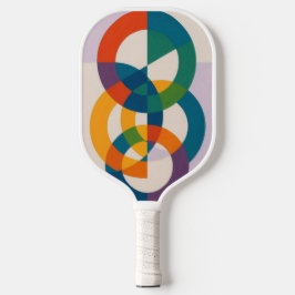Farbenkreise in Harmonie Pickleball Schläger