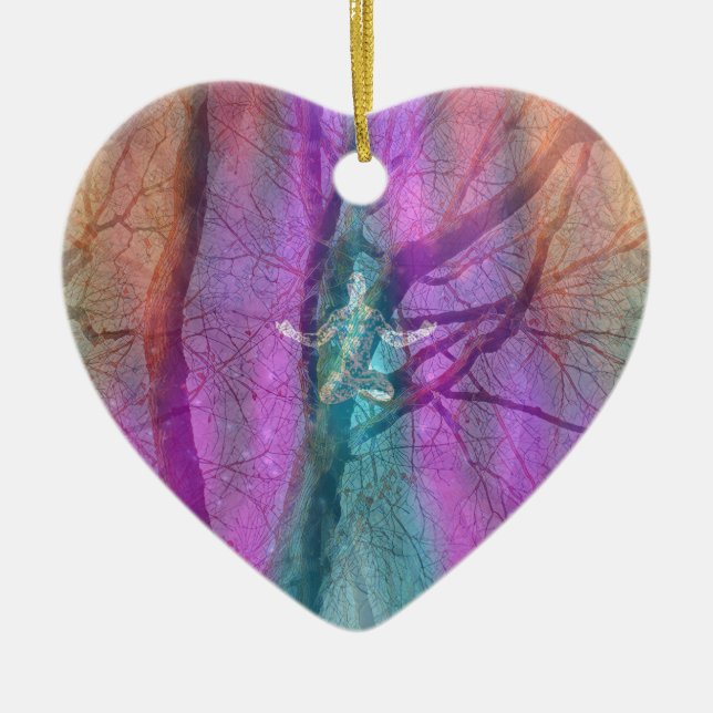 Farbenleben Keramik Ornament (Vorne)