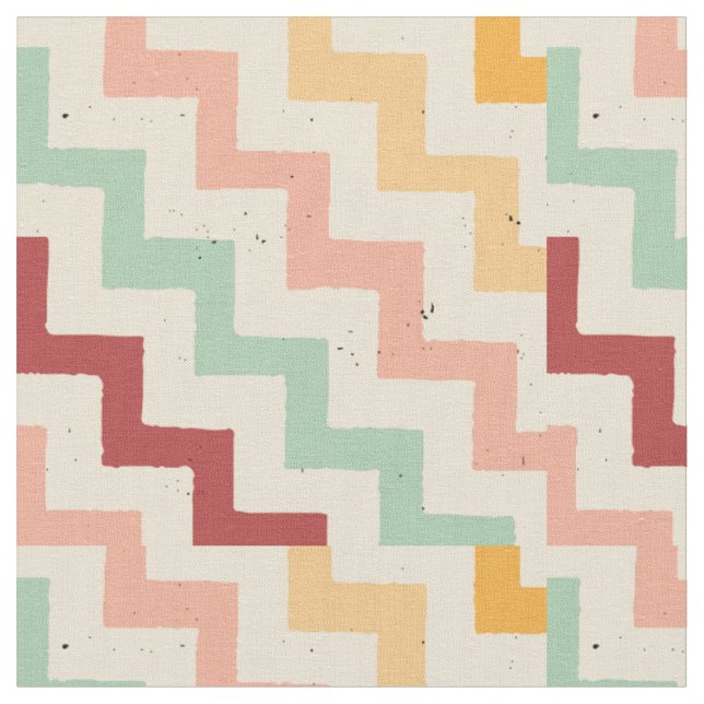 Farbenloses Zig-Zag oder Zickzack Muster Stoff (Nahaufnahme)