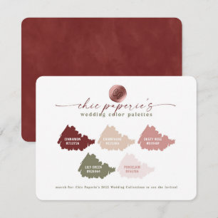 Farbenpalette Cinnamon & Pink Spring Wedding Color