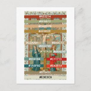 Farbenpalette für Stabat Mater (SAU 22) Postkarte