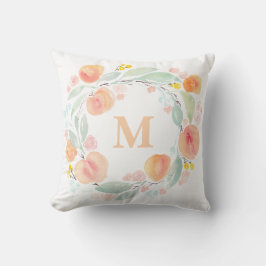 Farbenpfirsiche Folienkreuzpe Kissen