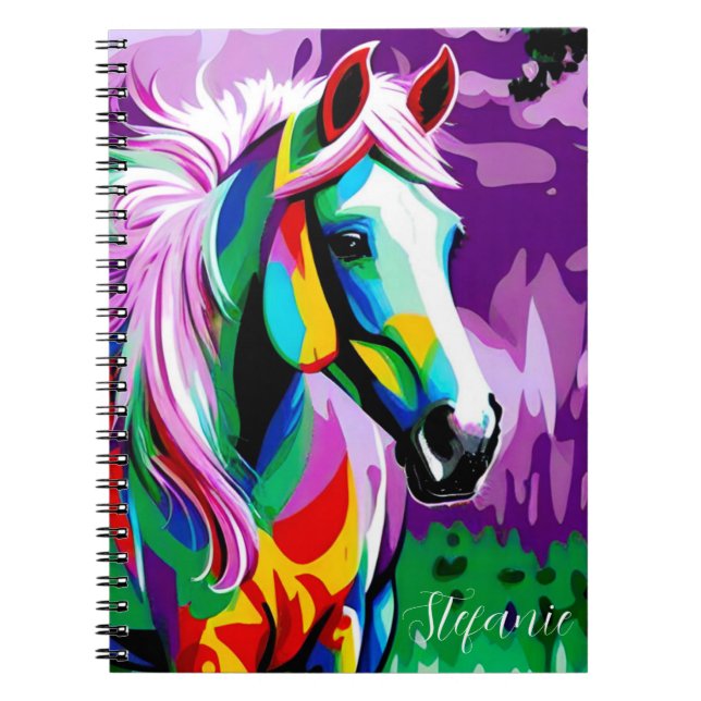 Farbenpony Notizblock (Vorderseite)