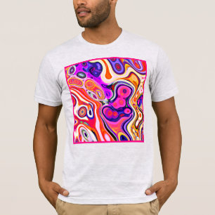 Farbenprächtiges abstraktes Design im Fokus T-Shirt