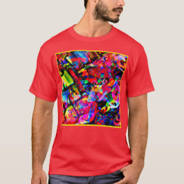 Farbenprächtiges abstraktes Design T-Shirt