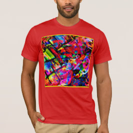 Farbenprächtiges abstraktes Design T-Shirt